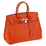 Hermes Birkin 35 Bag Orange